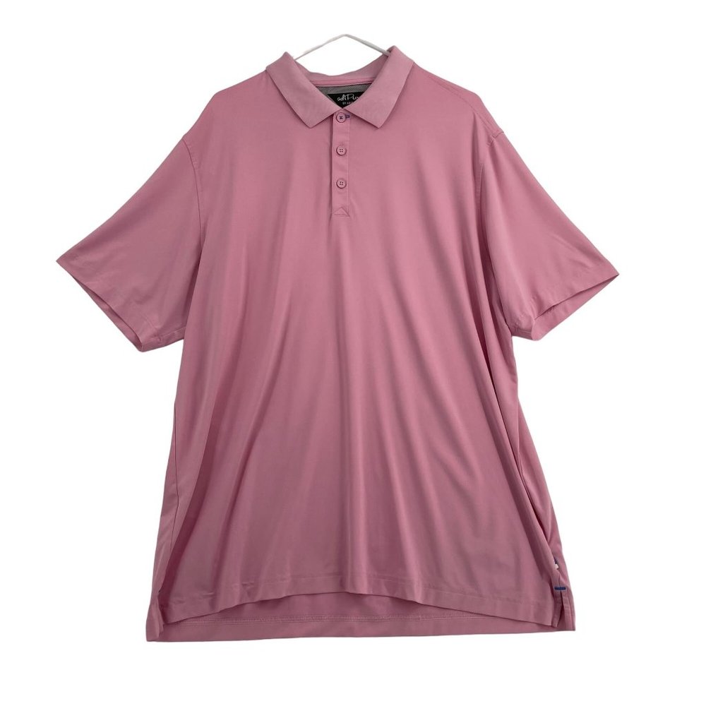 Adidas‎ Golf AdiPure Polo Shirt Men's Size XL Pink